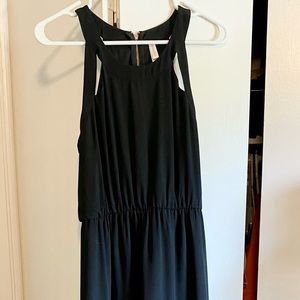 Black maxi dress